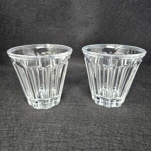 Ralph Lauren Mallory Double Old Fashioned Set 2 Crystal Glasses